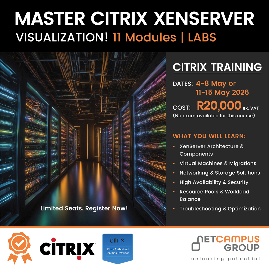 MASTER CITRIX XENSERVER